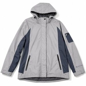 Free Country Radiance Insulated Jacket Gray Hooded Plus Size Women's 3X